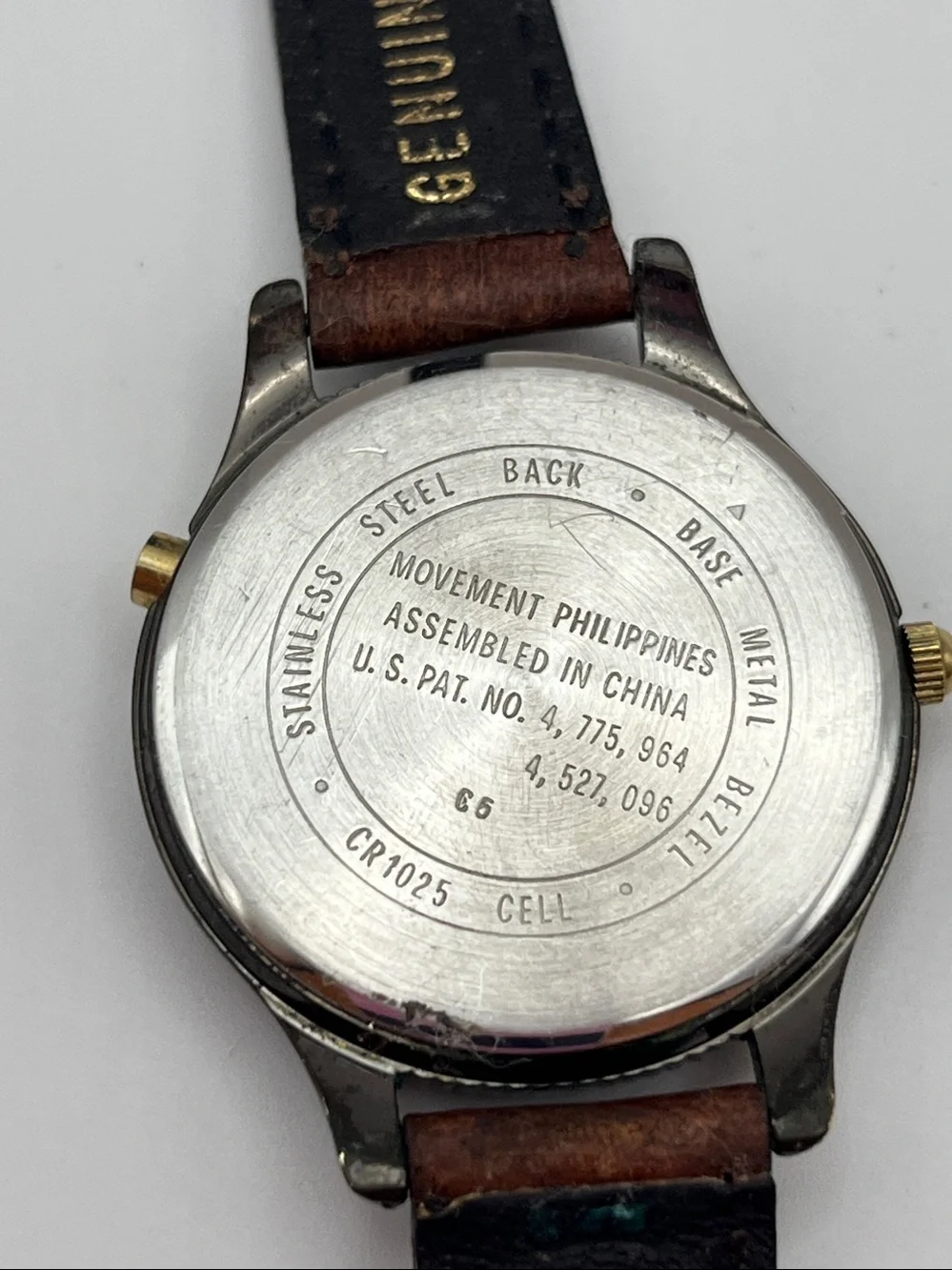 Carriage Women's Brown Leather Strap Watch with Brass-Tone Case